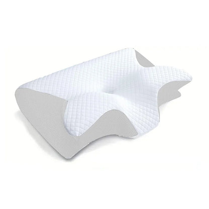 Memory Foam Cervical Pillow for Neck Pain | 2-in-1 Ergonomic Contour Orthopedic Neck Support Pillow