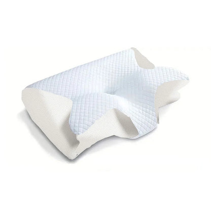 Memory Foam Cervical Pillow for Neck Pain | 2-in-1 Ergonomic Contour Orthopedic Neck Support Pillow